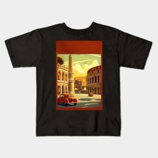 Vintage Travel Poster of the Italy Kids T-Shirt